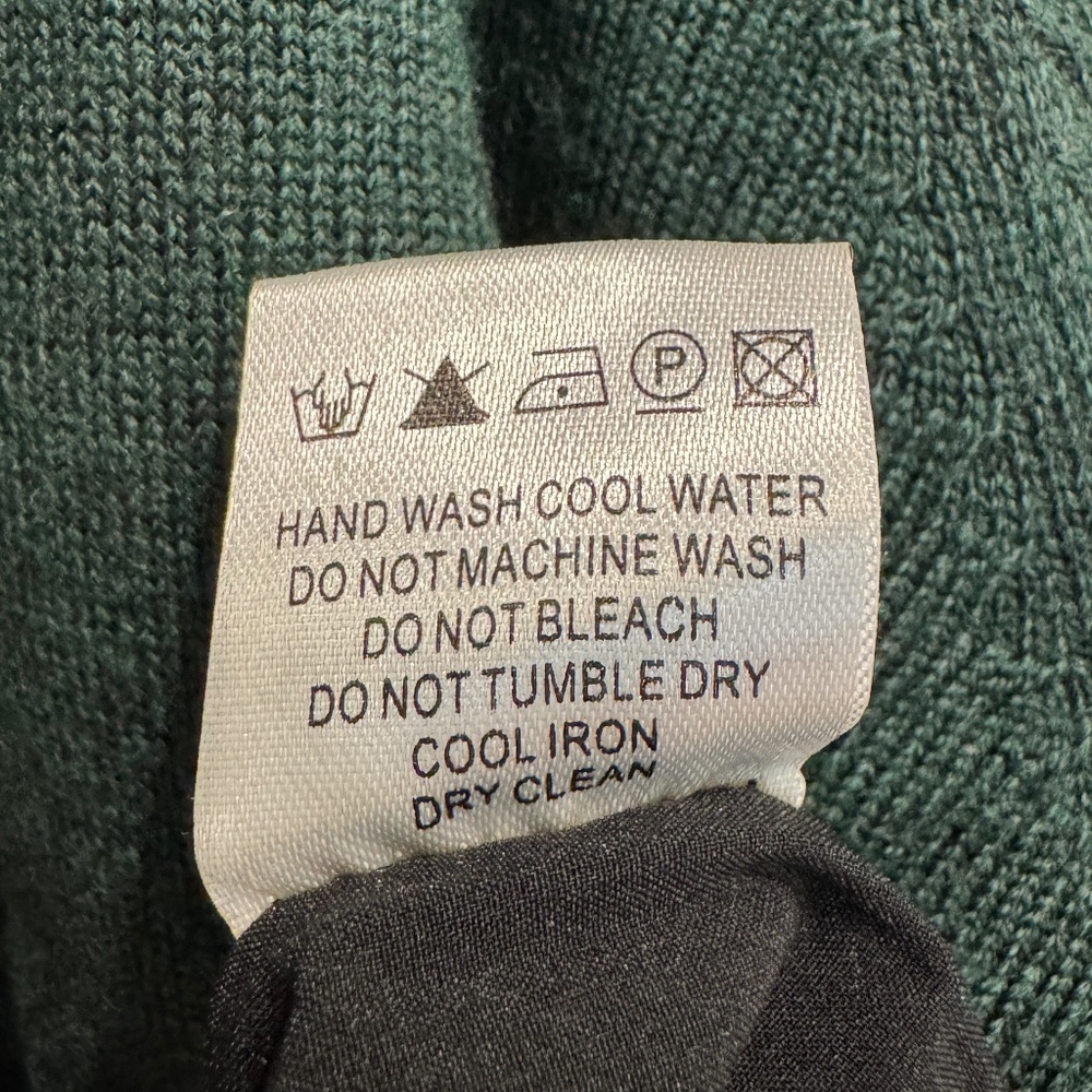 Turtleson Pinehurst Green Quarter-Zip Sweater Xxl - image 7